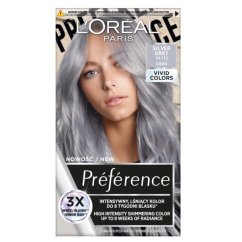 L'Oreal Paris, Preference Vivid Colors permanentná farba na vlasy 10.112 Silver Grey