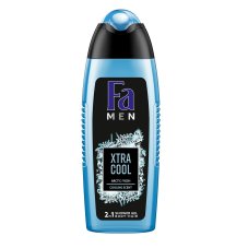 Fa, Men Xtra Cool sprchový gél na umývanie tela a vlasov pre mužov 250 ml