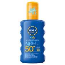 Nivea Sun Kids Protect & Care hydratační opalovací sprej pro děti SPF50 200 ml