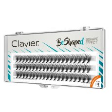 Clavier BeShaped hedvábné řasy, typ B, 10D, 8 mm
