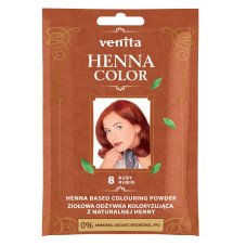 Venita, Henna Color bylinný farbiaci kondicionér s prírodnou henou 8 Rubín