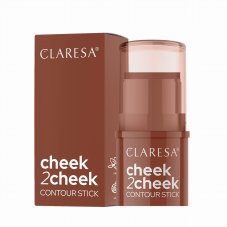 Claresa, Cheek 2 Cheek bronzer stick 02 Milk Choco 6g