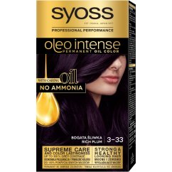 Syoss, Oleo Intense permanentná farba na vlasy s olejmi 3-33 Rich Plum