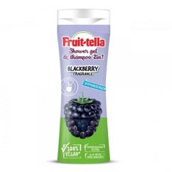 Fruit-tella, sprchový gél a šampón 2v1 Blackberry 300ml