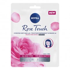 Nivea, intenzívna hydratačná maska Rose Touch s organickou ružovou vodou a kyselinou hyalurónovou