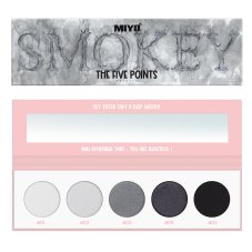 MIYO, Paleta očných tieňov The Five Points Palette Smokey 6,5 g