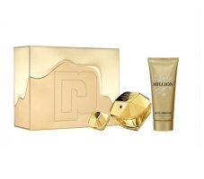 Paco Rabanne Lady Million zestaw woda perfumowana spray 80ml + balsam do ciała 100ml + miniatura wody perfumowanej spray 5ml