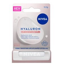 Nivea, Hyaluron Lip Moisture Plus nawilżający balsam do ust Rose 5.2g