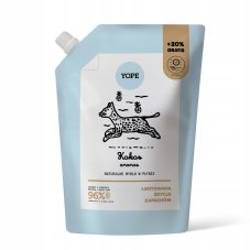 Yope Refill naturalnego mydła do rąk Refill for natural liquid soap Coconut and Pineapple 600 ml