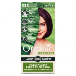 Joanna, Naturia Organická ošetrujúca farba na vlasy 333 Aubergine