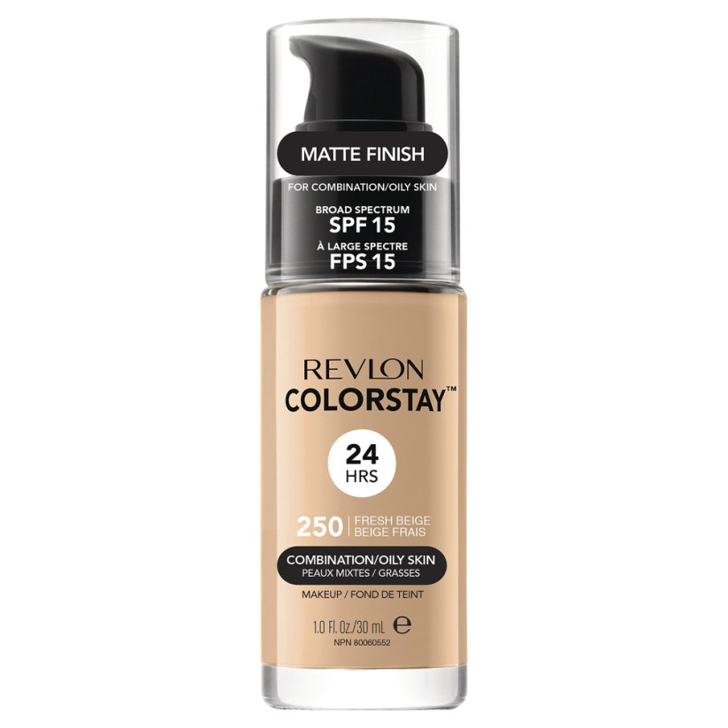 Revlon, ColorStay™ Makeup pre zmiešanú/mastnú pleť Podkladová báza SPF15 pre zmiešanú a mastnú pleť 250 Fresh Beige 30ml