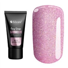 Silcare Easy Shape Polygel akrylový gél na nechty Pink Diamond 30g