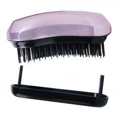 Inter Vion, Kompaktná kefa na vlasy Brush & Go s uzáverom Metallic Pink
