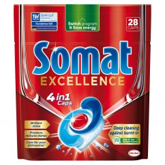 Somat, kapsuly do umývačky riadu Excellence 4v1 28ks.