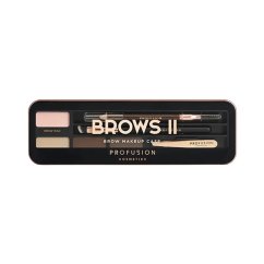 Profusion, Brows II Makeup Case multifunkčná paleta na líčenie obočia