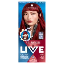 Schwarzkopf Live Ultra Brights X Final Fantasy XIV Online farba do włosów 026 Dark Red