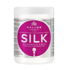 Kallos Cosmetics, KJMN Hedvábná maska na vlasy s olivovým olejem a hedvábnými proteiny 1000ml