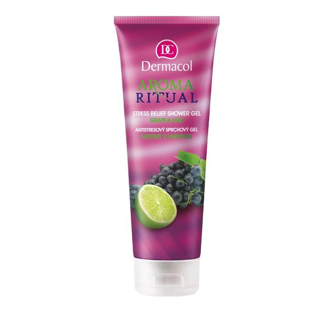 Dermacol, sprchový gél Aroma Ritual Stress Relief Grape & Lime 250 ml