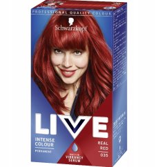 Schwarzkopf, Live Intense Colour farba do włosów 035 Real Red