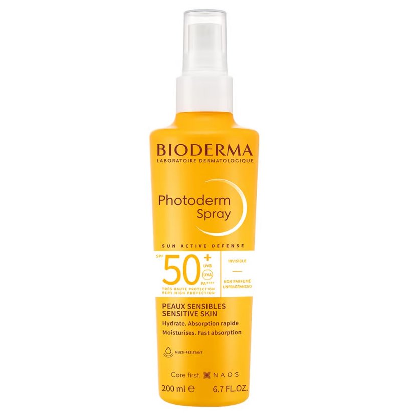 Bioderma, Photoderm Spray SPF50+ lekki spray do ciała 200ml