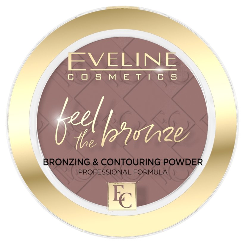 Eveline Cosmetics, Bronzujúci púder Feel The Bronze 02 Chocolate Cake 4g
