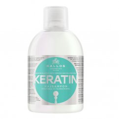 Kallos Cosmetics, KJMN Keratin Shampoo szampon do włosów z keratyną i proteinami mlecznymi 1000ml