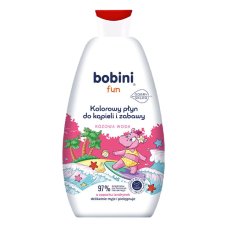 Bobini Fun kolorowy płyn do kapieli i zabawy Różowa Woda 500ml
