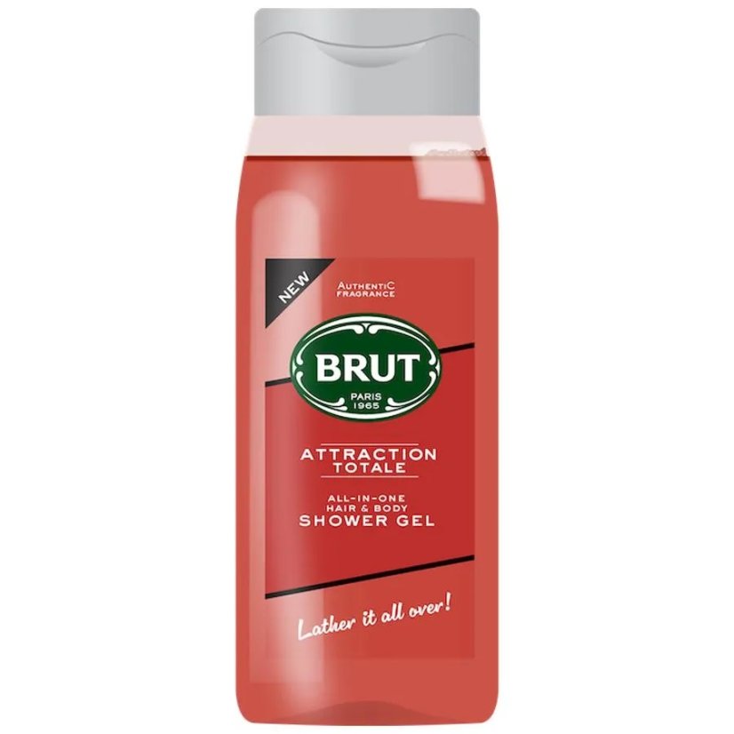 Brut, Attraction Totale mycí gel na tělo a vlasy 500ml