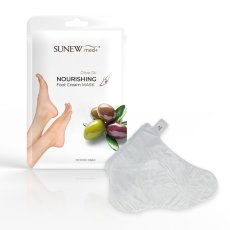 SunewMed+, Nourishing Foot Cream Mask odmładzająca maska do stóp w formie skarpetek Oliwa z Oliwek