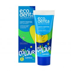 Ecodenta, Zubná pasta pre deti proti zubnému kazu Colour Surprise 6+ 75 ml