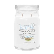 Yankee Candle Clean Cotton velká vonná svíčka 567g