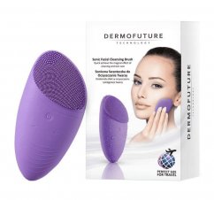 Dermofuture, Sonic Facial Cleansing Brush mini szczoteczka soniczna do oczyszczania twarzy fioletowa
