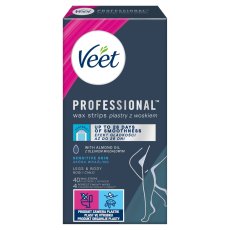 Veet, Professional plastry z woskiem skóra wrażliwa 40szt