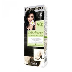 Cameleo, Color Essence krem koloryzujący do włosów 1.0 Black 75g