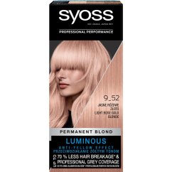 Syoss, Permanent Blond farba do włosów trwale koloryzująca 9_52 Jasne Różowe Złoto