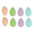 Donegal Blending Sponge houbičky na make-up 8ks. 4344