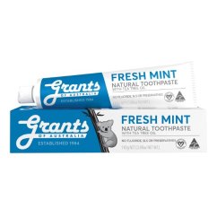 Grants of Australia, Prírodná zubná pasta Fresh Mint Prírodná osviežujúca zubná pasta bez fluoridu 110g