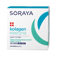 Soraya, denný a nočný krém proti vráskam s kolagénom a elastínom 50ml