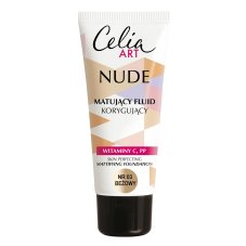 Celia, Art Nude matujúci korekčný fluid 03 Beige 30ml