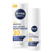 Nivea Men Sensitive Daily Protect hydratační krém na obličej SPF30 50ml