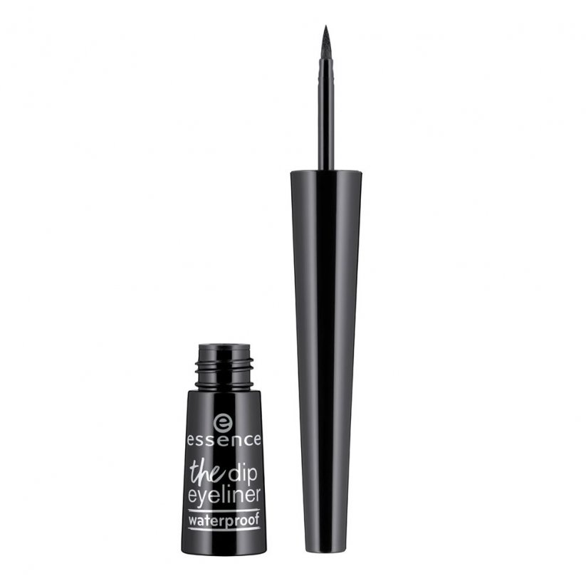 Essence, The Dip Eyeliner Waterproof vodeodolná eyeliner w płynie Black 2.5ml