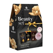 PAX MOLY_SET Pravá koenzymová maska Q10 + Pravá medová maska + Pravá šnečí maska