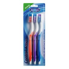 Active Oral Care, zubné kefky Control Action Medium 3ks.