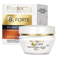 Perfecta, B3 Forte vysoko hydratačný denný a nočný krém 30+ s 5% niacínamidom 50ml