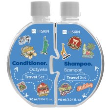 HiSkin Puzzle Travel sada šampon na vlasy 90ml + kondicionér na vlasy 90ml