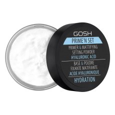 Gosh Prime'n Set Powder Fixační a zmatňující pudr/báze 3v1 s kyselinou hyaluronovou 003 Hydration 7g