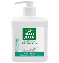 Biały Jeleń, Kozie Mleko hipoalergiczne mydło w płynie 500ml