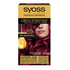 Syoss, Oleo Intense farba do włosów trwale koloryzująca z olejkami 5-92 Jasna Czerwień
