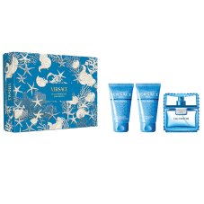 Versace Man Eau Fraiche Eau Fraiche Pour Homme set toaletná voda 50ml + sprchový gél 50ml + balzam po holení 50ml