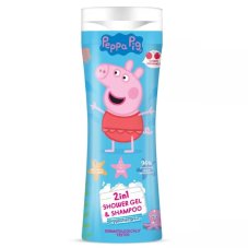 Prasátko Peppa, sprchový gel a šampon 2 v 1 Cherry 300 ml